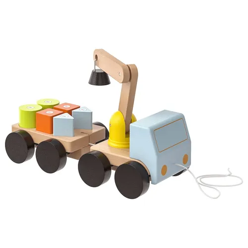 Autojeřáb s kostkami