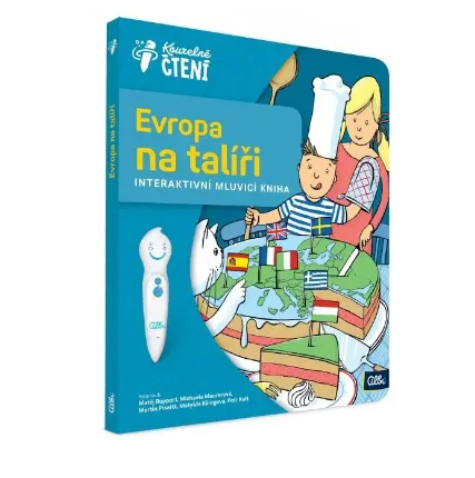 Evropa na talíři Albi sada s tužkou