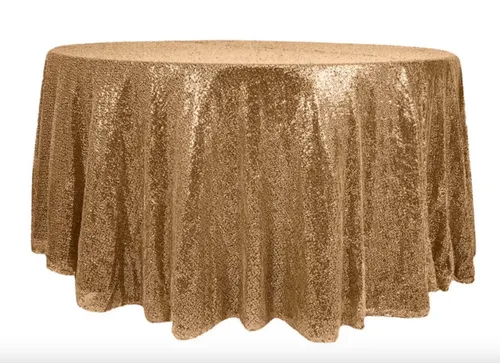 Round Sequins Tablecloth
