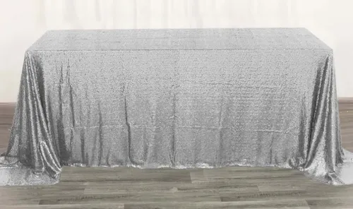 Sequins Rectangle Tablecloth 67