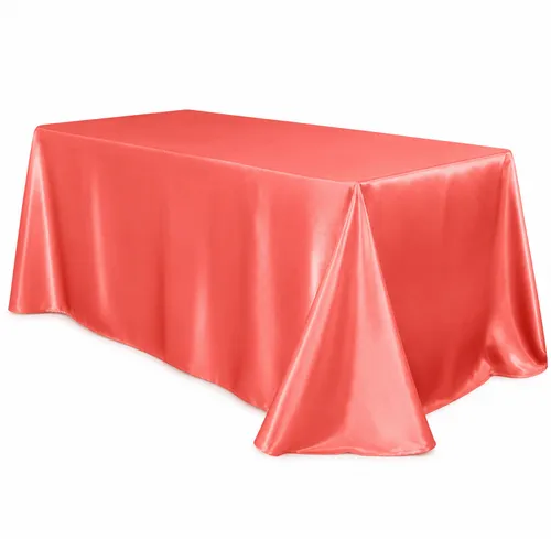 Satin Rectangle Tablecloth 90