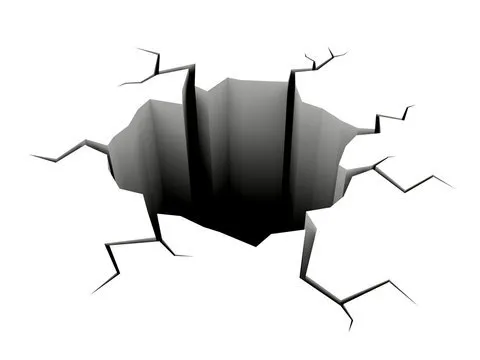 Hole in the ground..