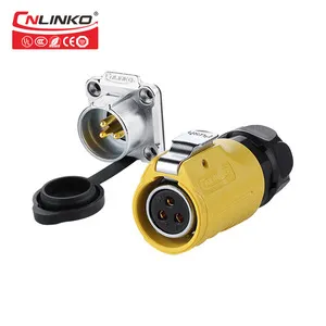 Cable Alimentation PC16 - P8.9 Jaune cnlinko