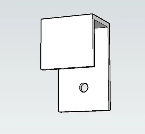 Crochet U pour fixation mur de led