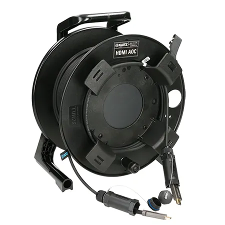 Bobine fibre optique Cable HDMI 2.1  resolution 4K Ultra High Speed KLOTZ - 100m