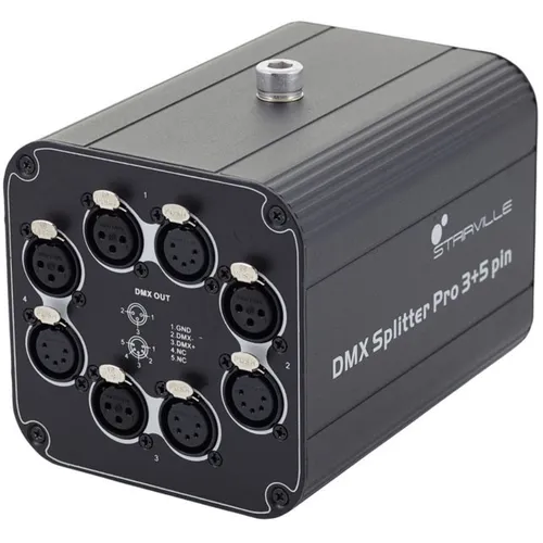 splitter DMX de pont1 in 4 out - 5 ou 3 pin