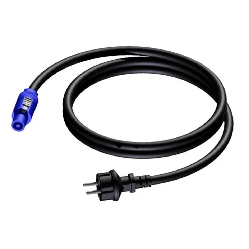 Cable PC16 > powercon bleu 5M