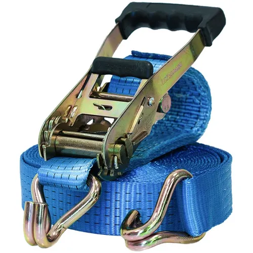 Sangle arrimage à cliquet 3.5M Bleu