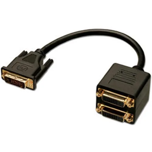 Cable DVI Splitter DVI D male > 2 DVI D Fem