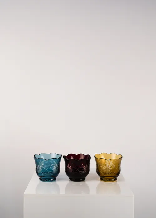 Cut Glass Votives