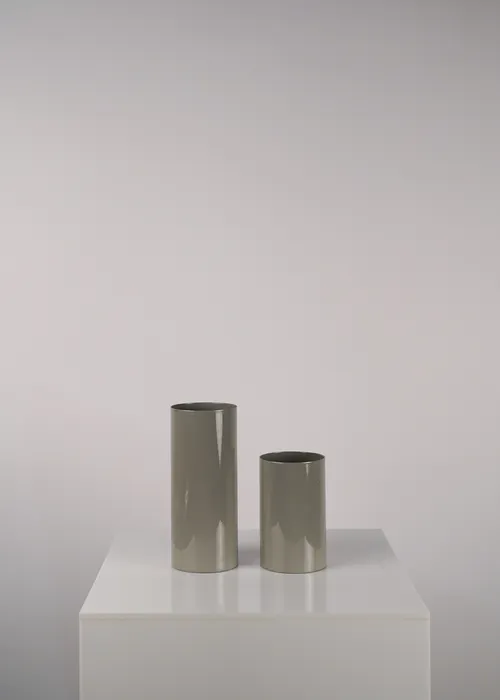 Candlestick Vase Fog Grey