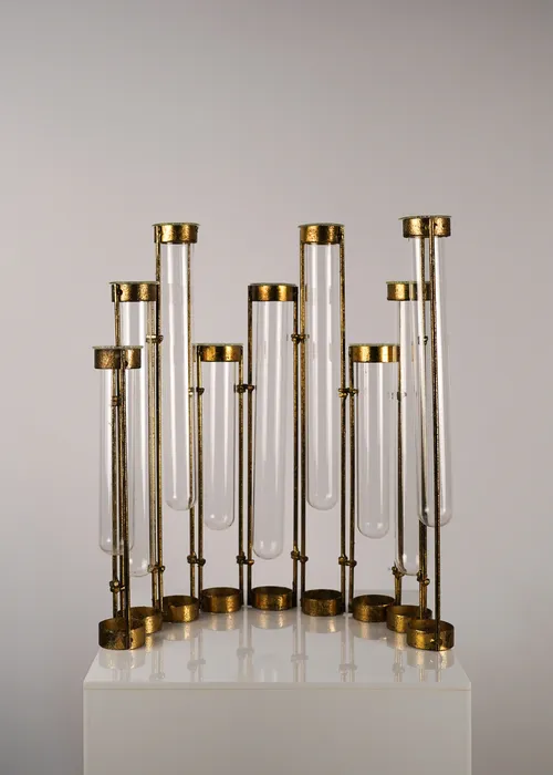 French Tube Cluster Vases