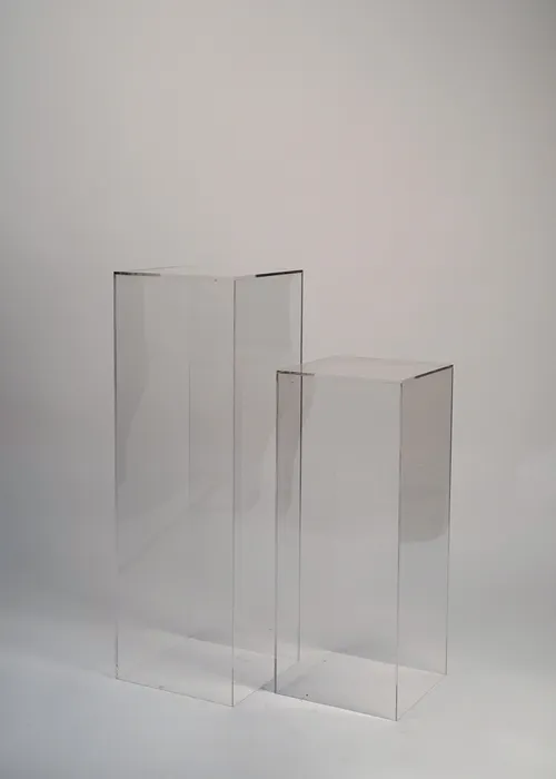 Perspex Plinths 