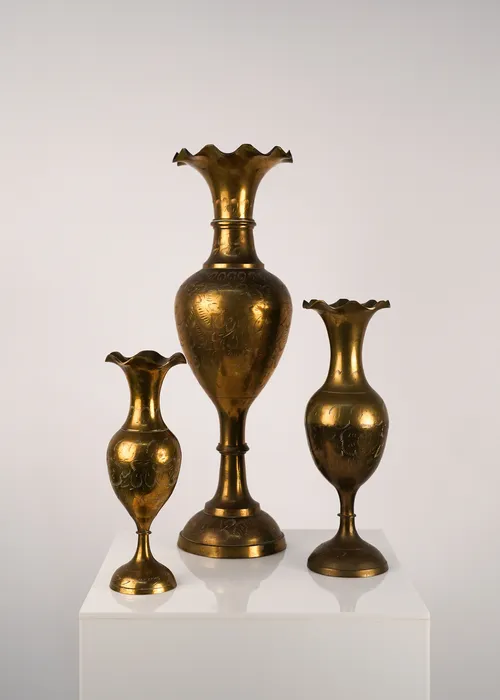 Vintage Brass Vases