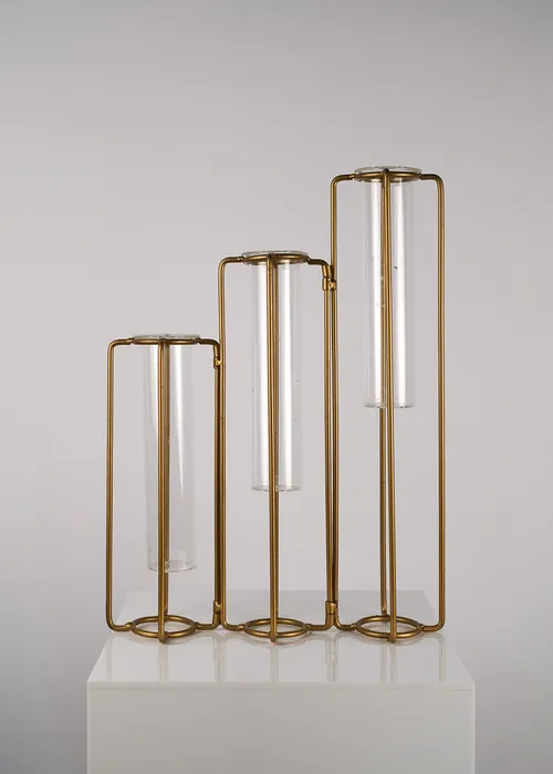 French Cluster Tube Vases