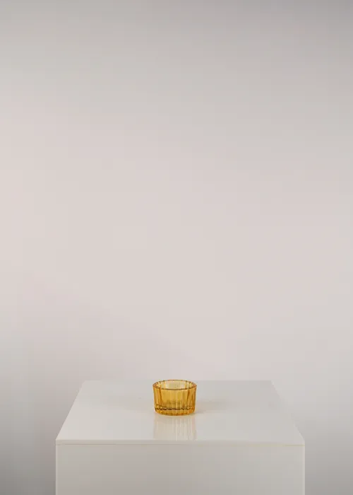 Mini Amber Tea Light Holder