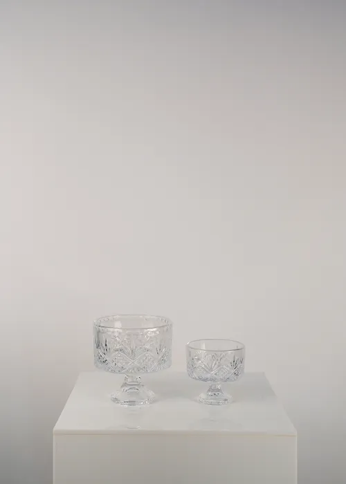 Crystal Vintage Footed Votive