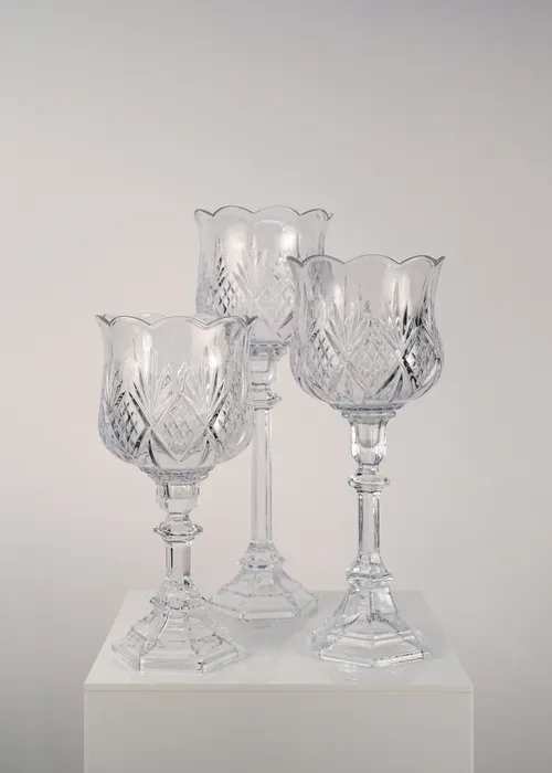 Cut Crystal Hurricanes