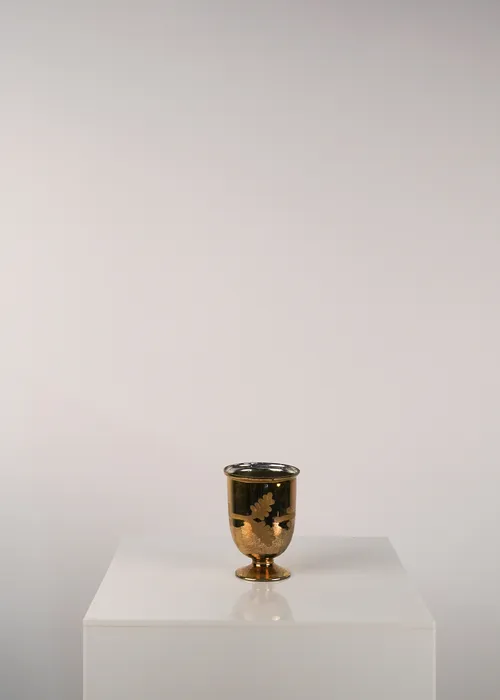 Gold Footed Votive 