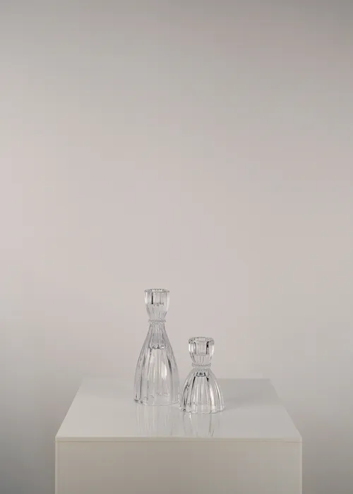 Crystal Candlestick Ribbed