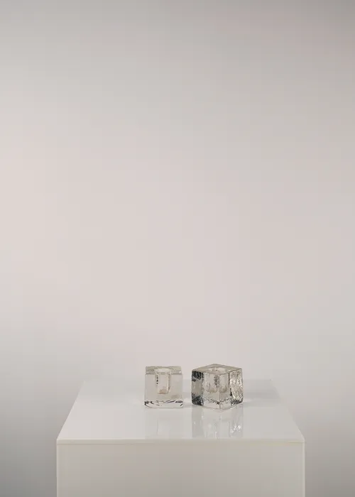 Square Glass mini Candleholder 