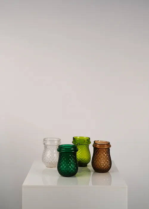 Vintage Glass Tea Light 