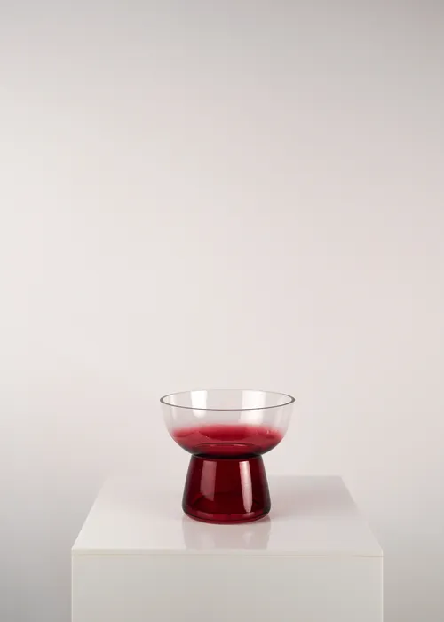 Cranberry Glass Vase