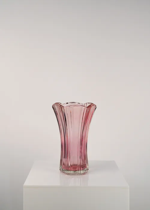 Vintage Glass Vases Blush & Jewel