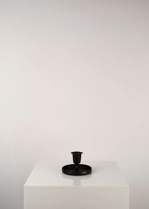 Black Short Candle Holder