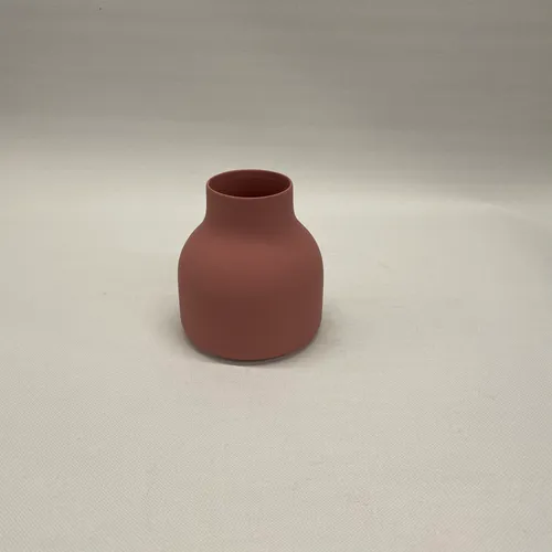 Matte Rose Porcelain Vases