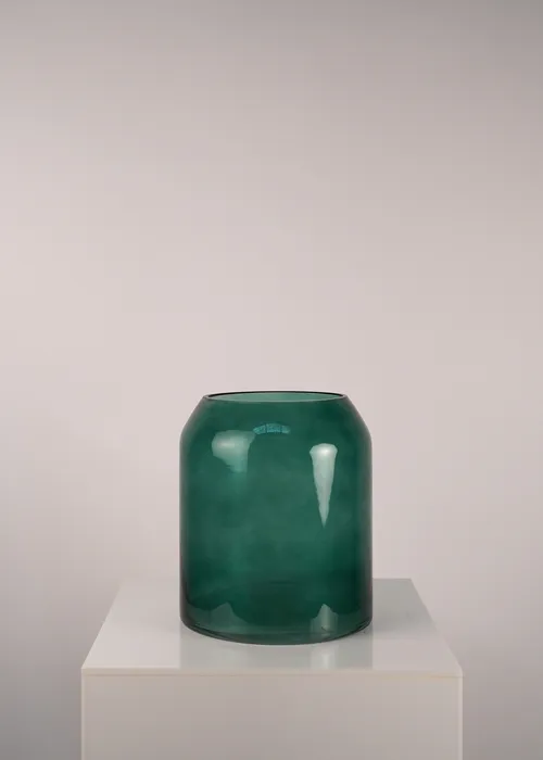 Green Hurricane Vase