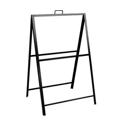 Signage - A frame - Black Chrome