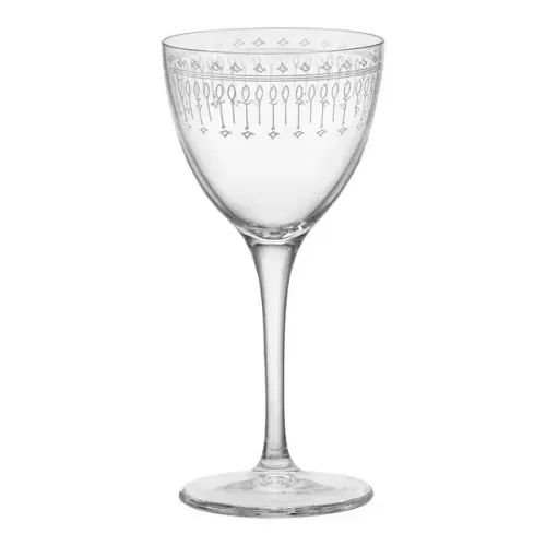 Deco cocktail glass