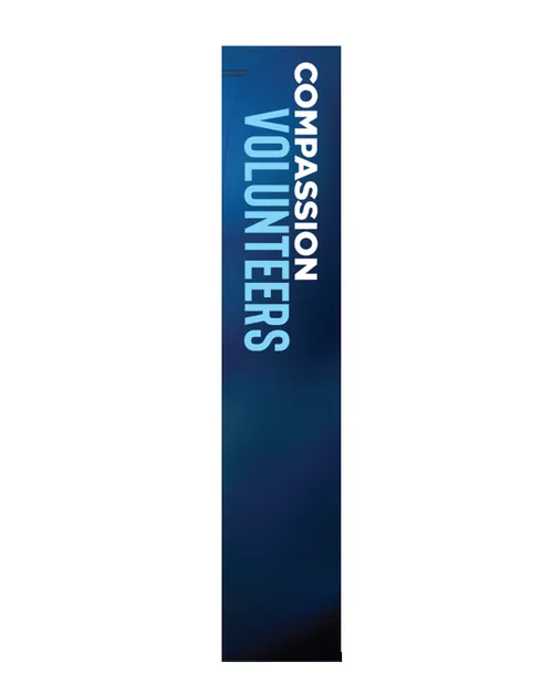 Pole Banner w/Base - Volunteer - VT