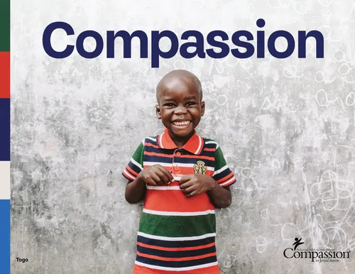 Self-Lit Back Wall - Smiling Togo Boy - 8x10