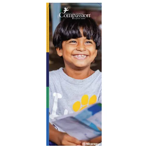 Narrow-Smiling Boy w/Letter-Pillowcase-3'x8'