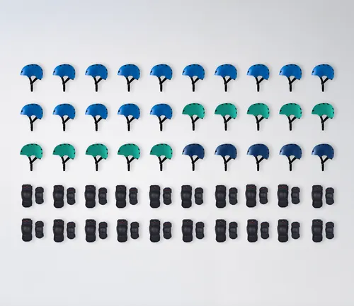 K-2nd Helmet and Pad Bundle (20 Set)