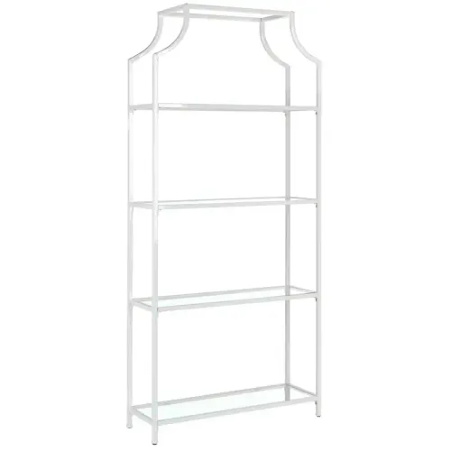 White Metal Etagere