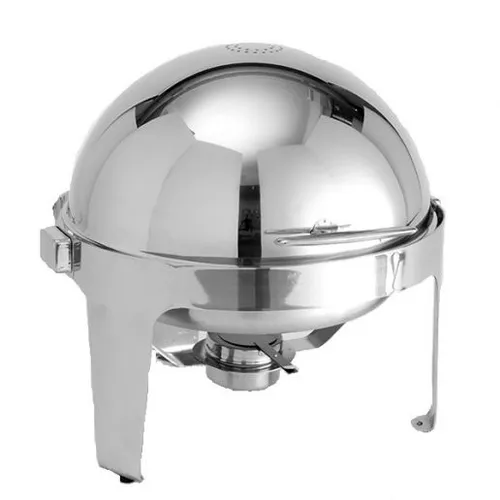 STAINLESS STEEL ROUND 8 QTR CHAFER