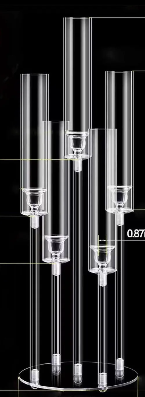 SAVVY COLLECTION CANDLELABRA ACRYLIC