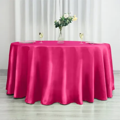 SATIN ROUND TABLE