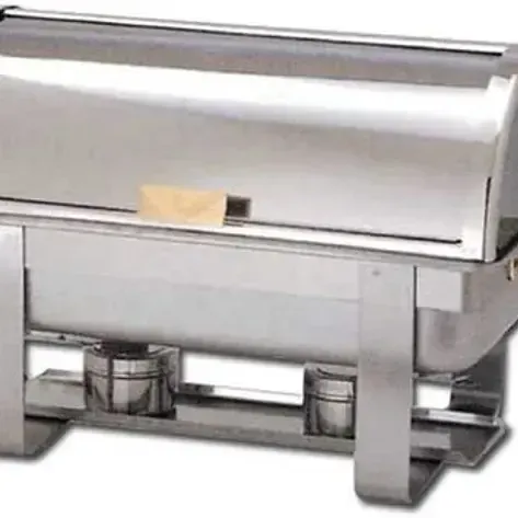 RECTANGLE 8QT ROLL TOP CHAFER