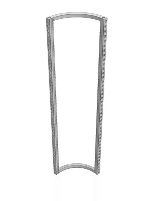 Cadre courbe R437 2480 mm