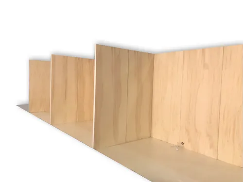 Panneau en bois 985 x 2473 mm