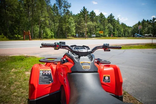 ATV CanAm Outlander 2-up (legally seats 2 people)