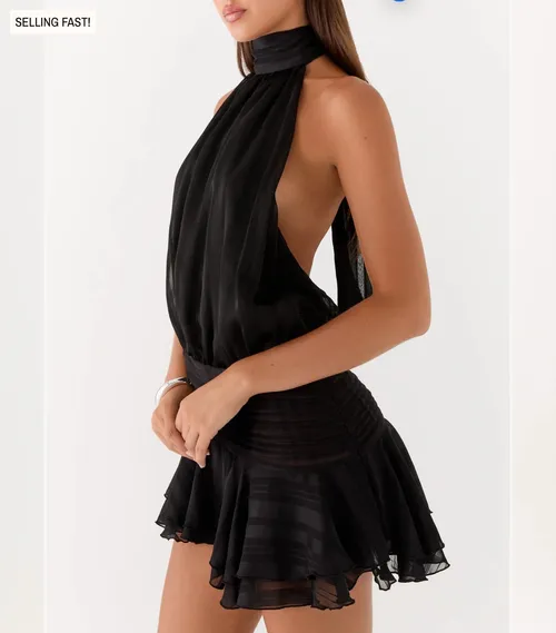 Peppermayo Willow Chiffon Mini Dress