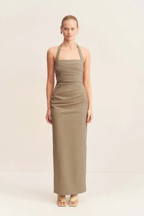 Shona Joy Lani Halter Maxi Dress