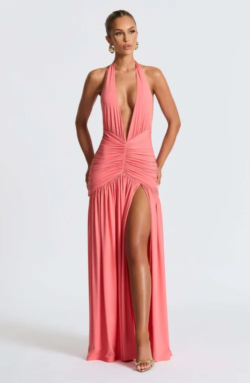 Babyboo Melania Maxi Dress - Coral