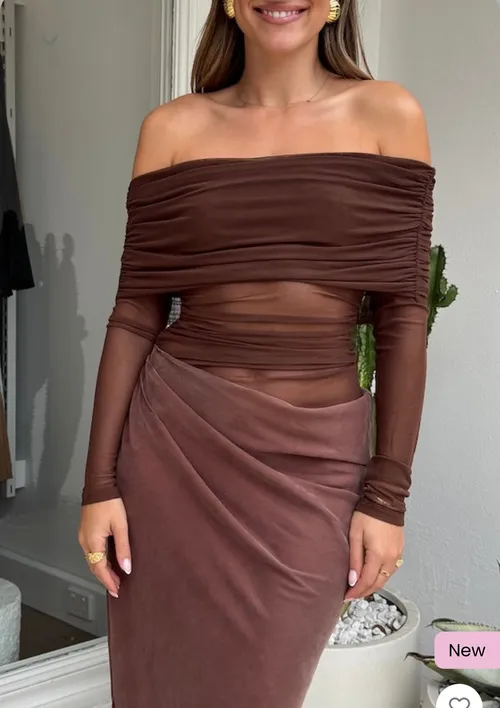 Benni Yasmin Maxi Dress - Chocolate