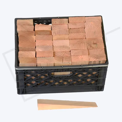 Milk Crate of Wedges